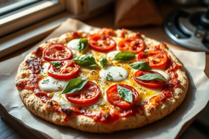 Pizza na spodzie z kalafiora