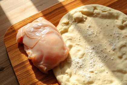 kurczak na pizzę surowy czy smażony