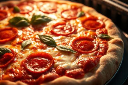 pizza mrożona ile piec