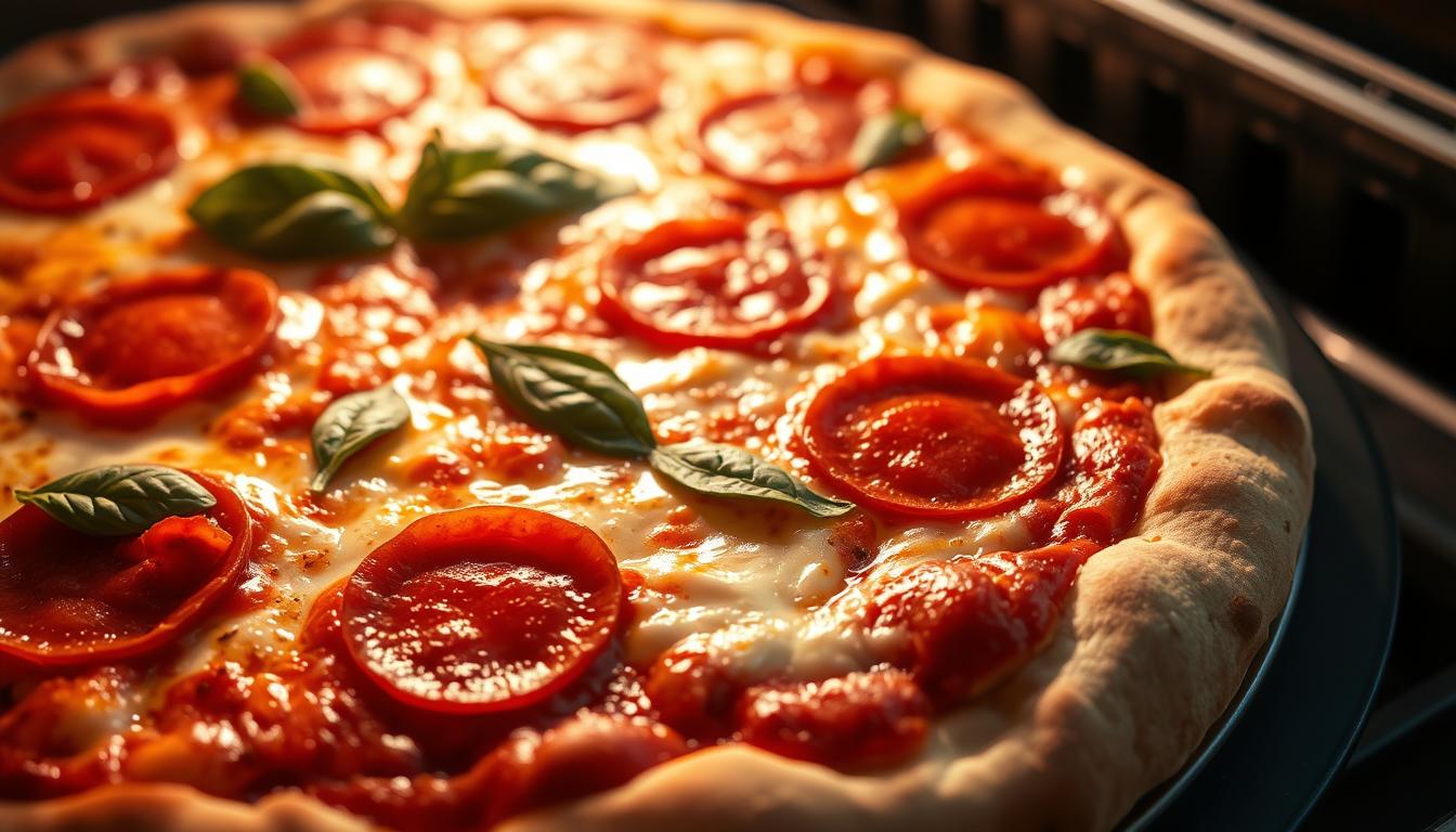 pizza mrożona ile piec